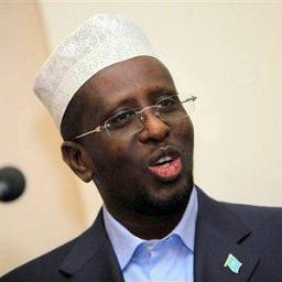 Somali presidential candidate Sharif Sheikh Ahmed